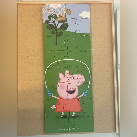 🎅🏼5/$10 GUC Peppa Pig 5 pack Puzzle box (damage to 1 piece) - Picture 5 of 10